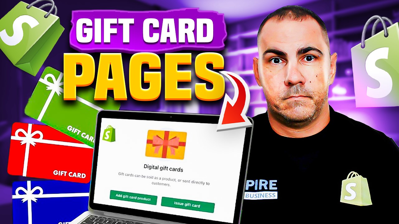 How to Create and Customize GIFT CARDS on Your SHOPIFY Website!